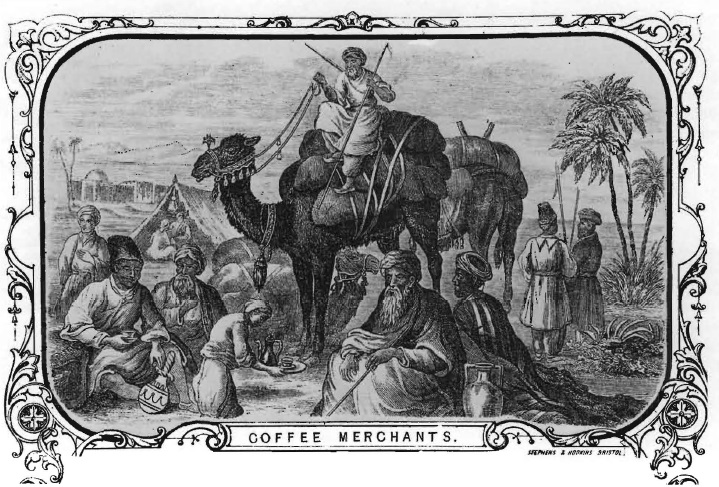 Les marchands arabes exerçaient un contrôle strict sur le commerce de Moka produit au Yémen.